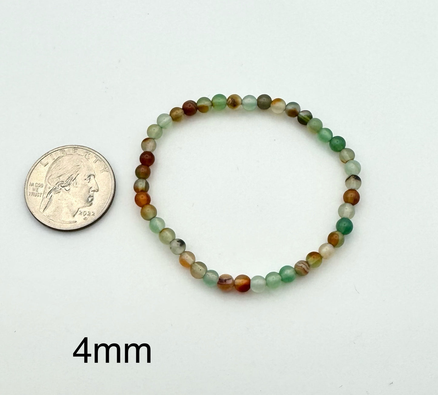 Peacock Agate 4mm-6mm