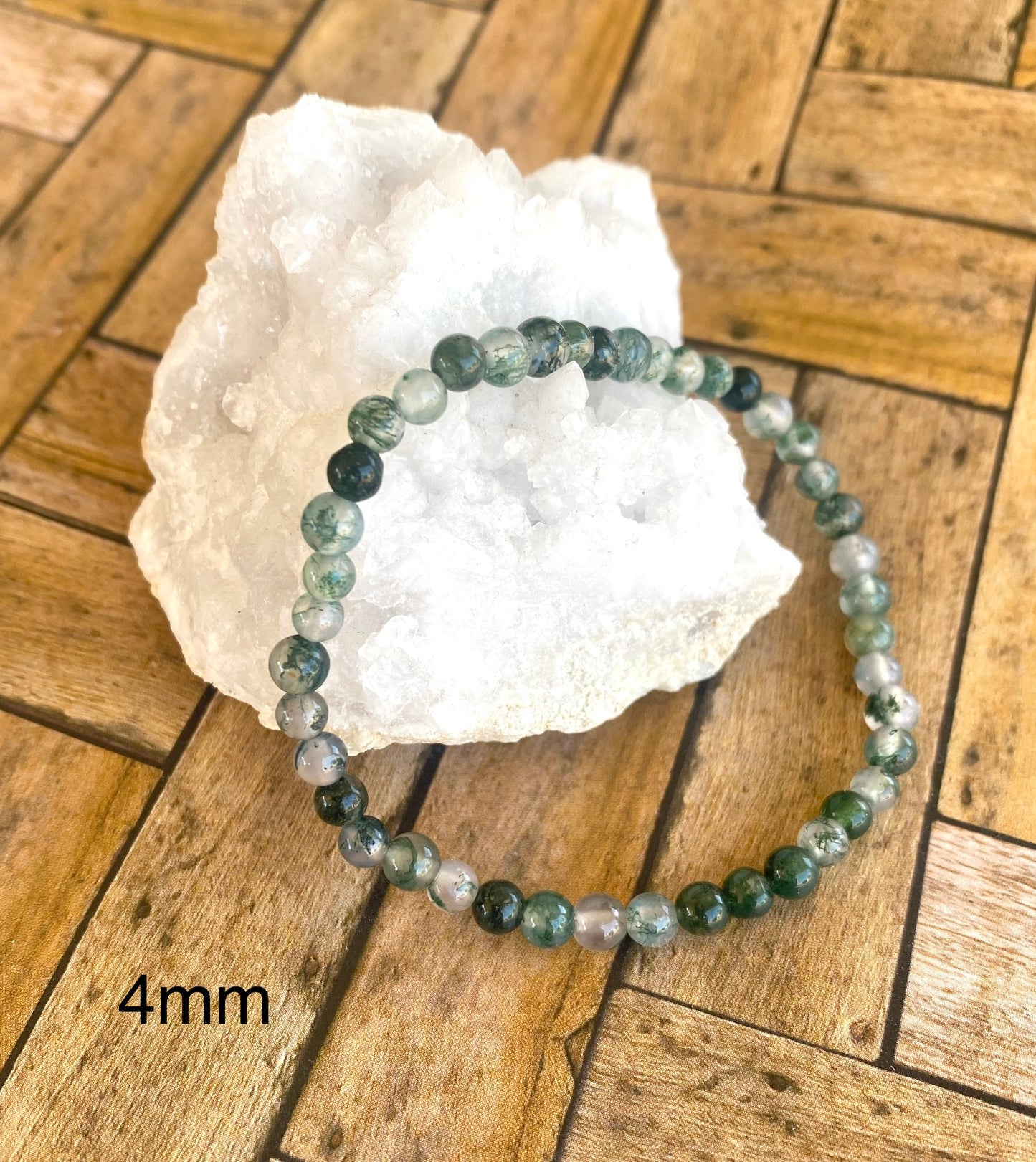 Moss Agate 4mm-6mm