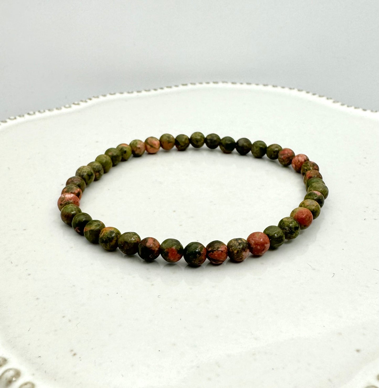 Unakite 4mm-6mm