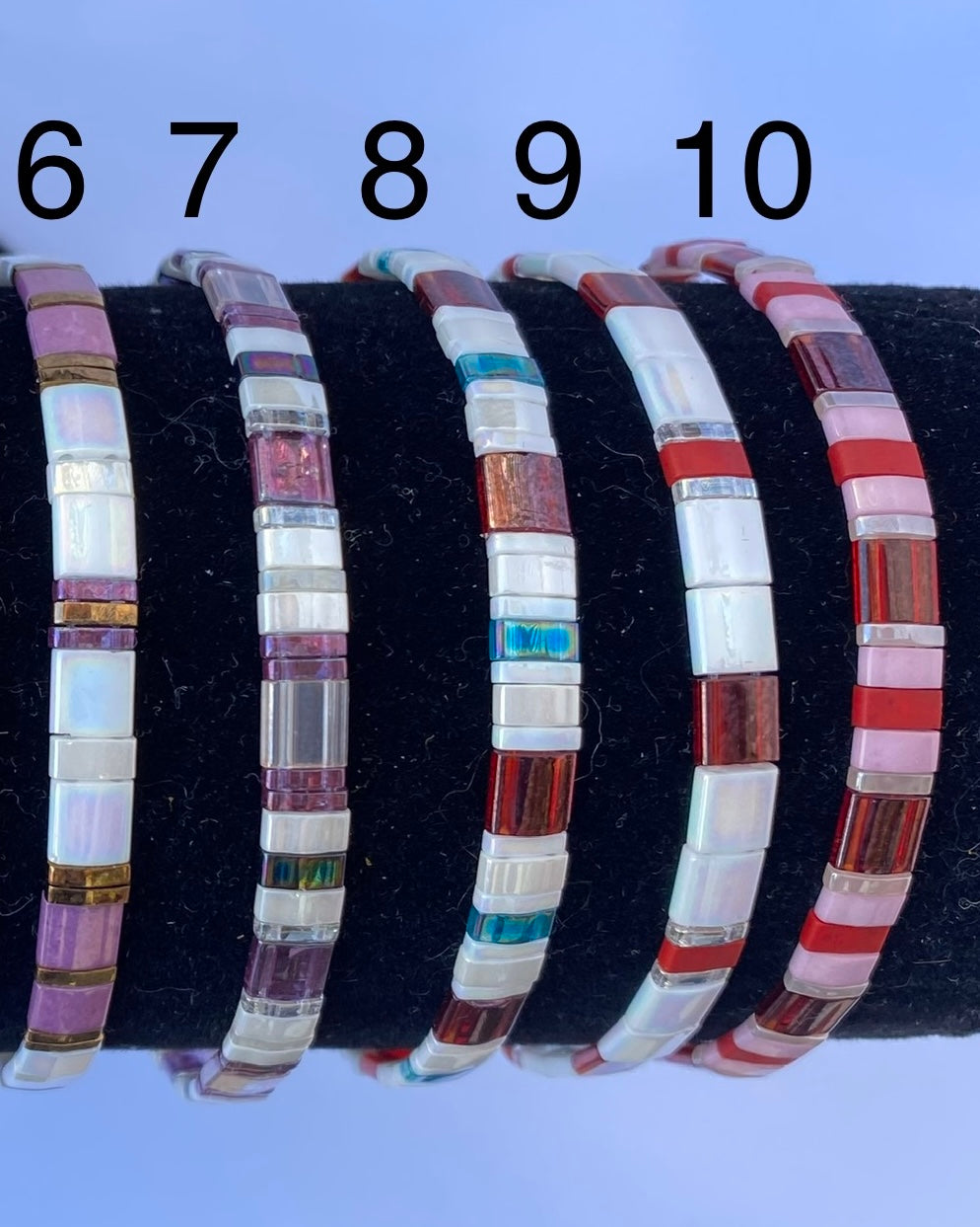 C6-10 Miyuki Tila Bracelets