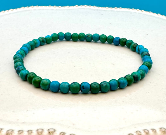 Chrysocolla Azurite 4mm-6mm