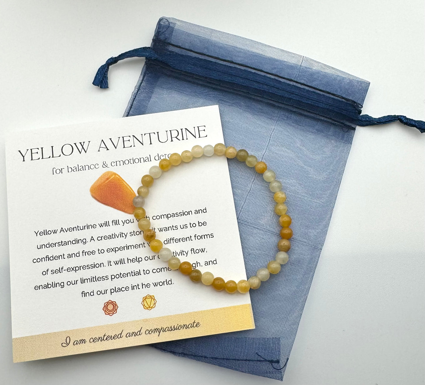 Yellow Aventurine 4mm-6mm