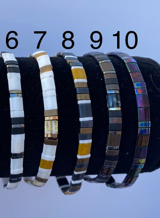 A6-10 Miyuki Tila Bracelets