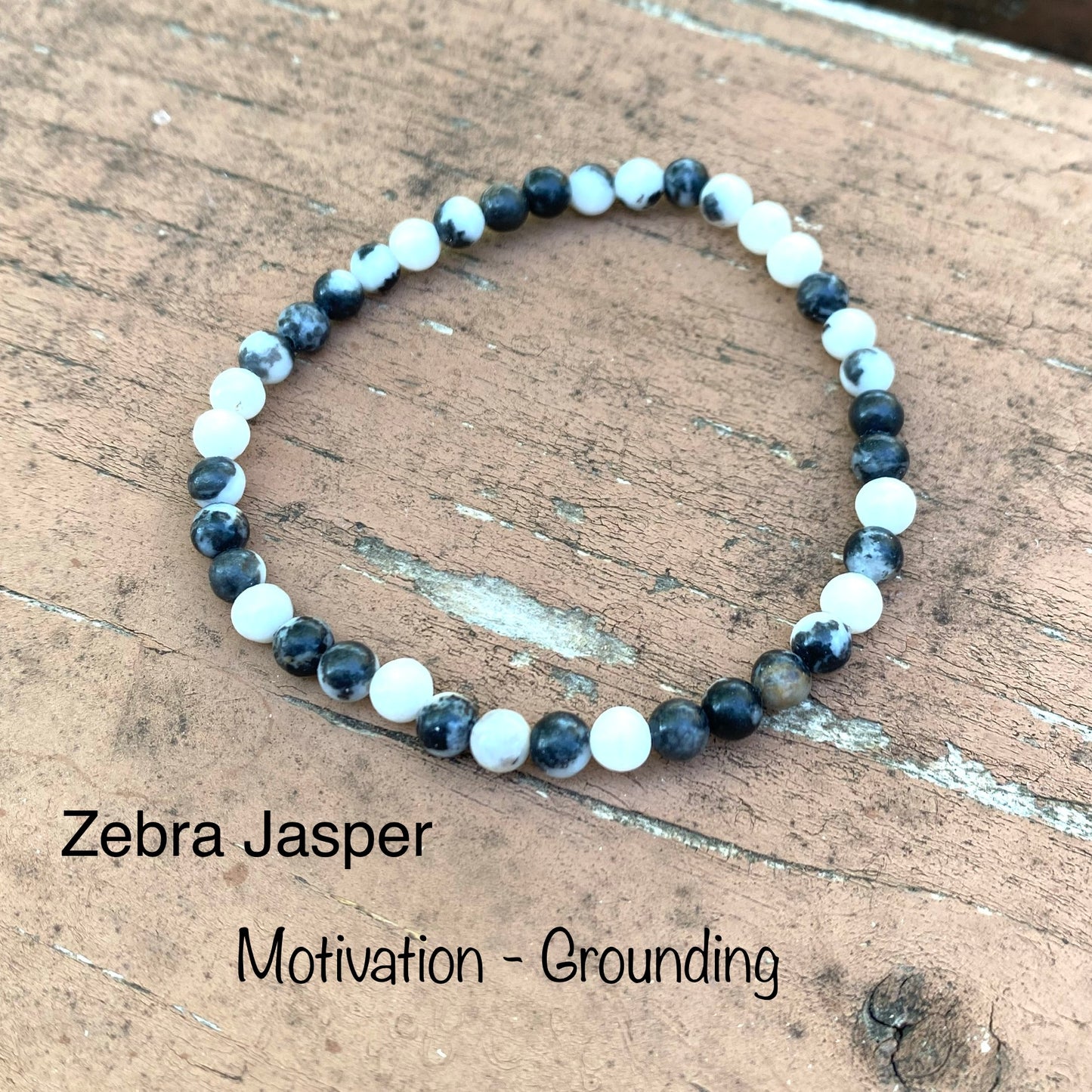 Zebra Jasper 4mm-6mm