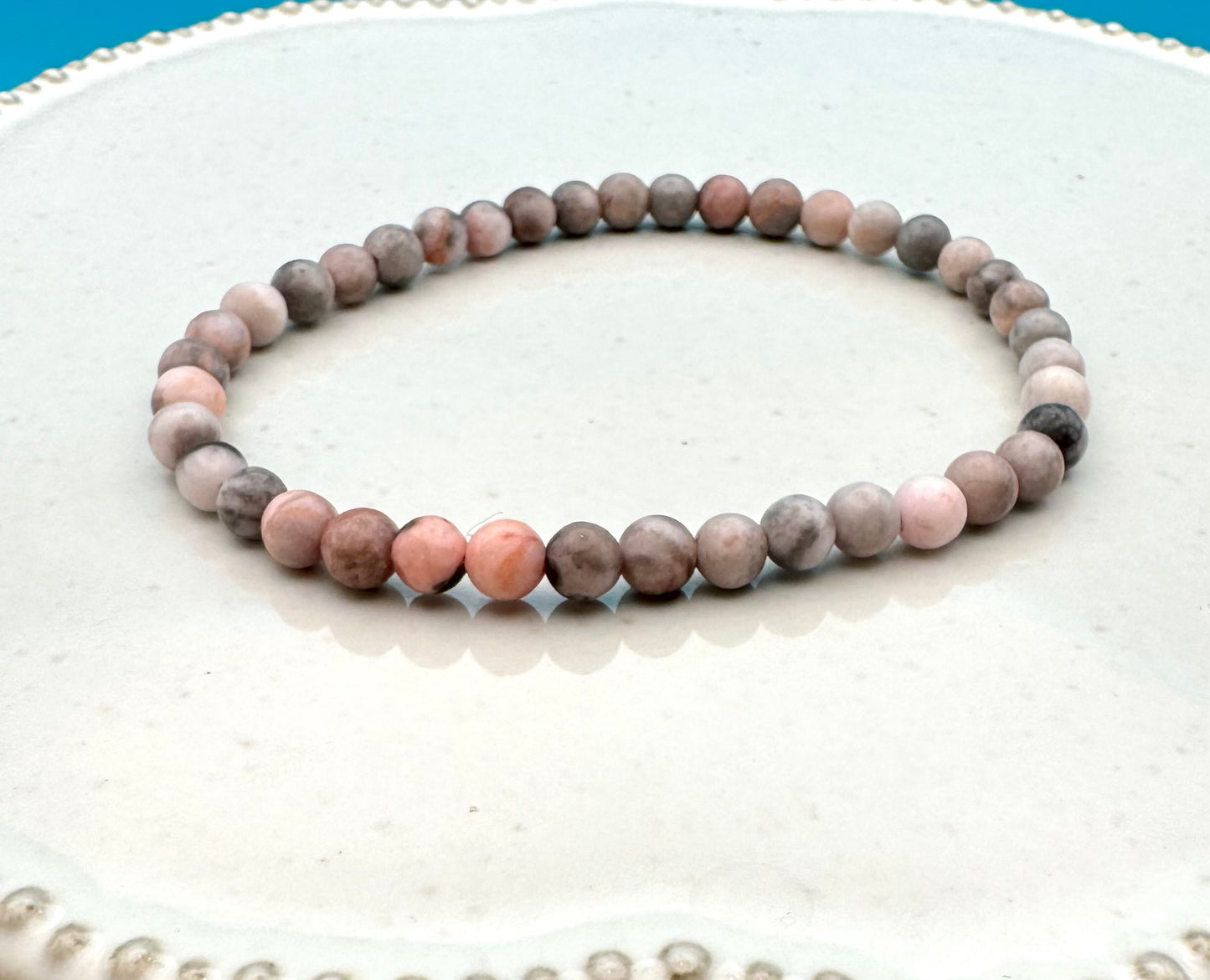 Pink Zebra Jasper 4mm-6mm