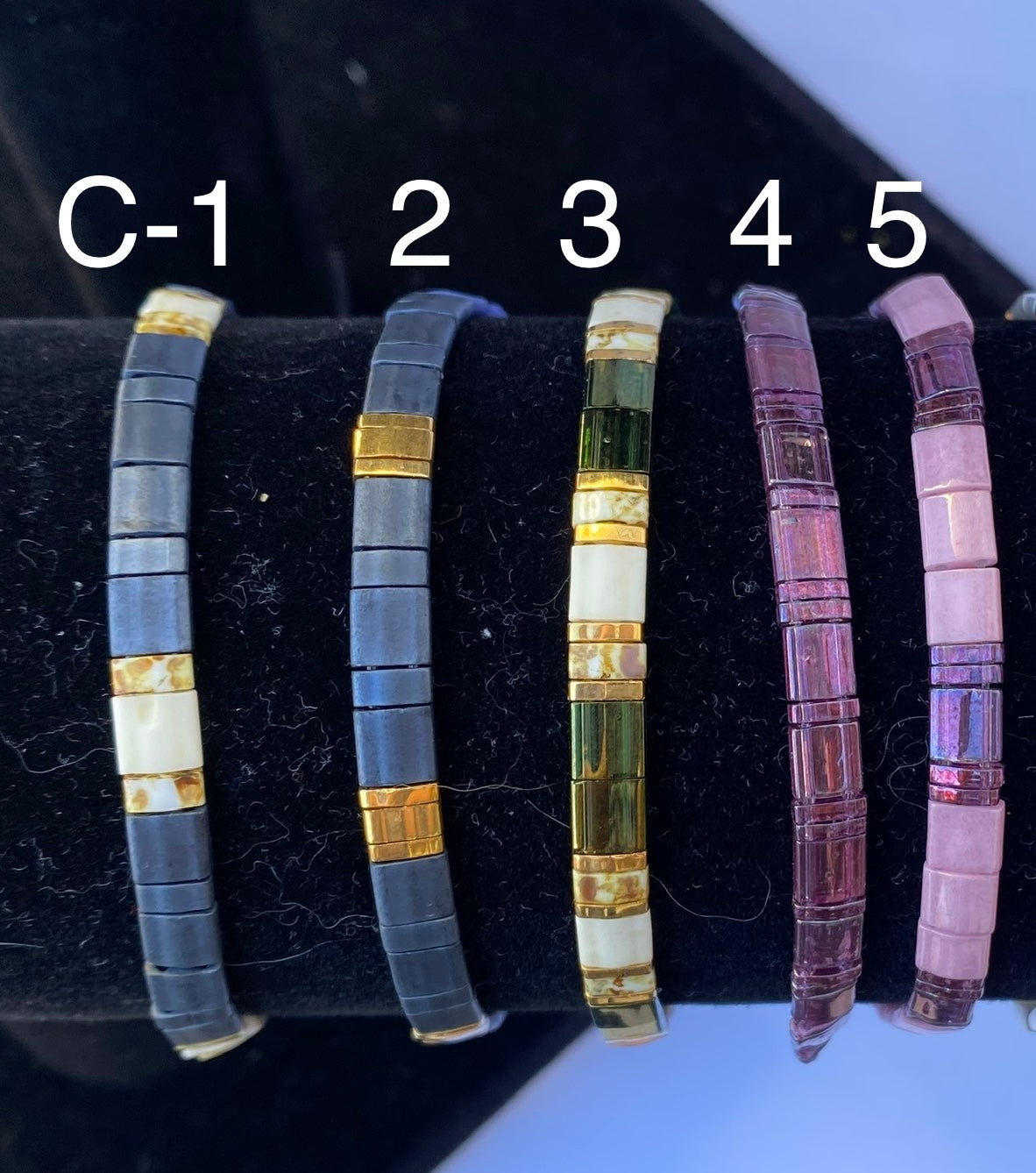 C1-5 Miyuki Tila Bracelets