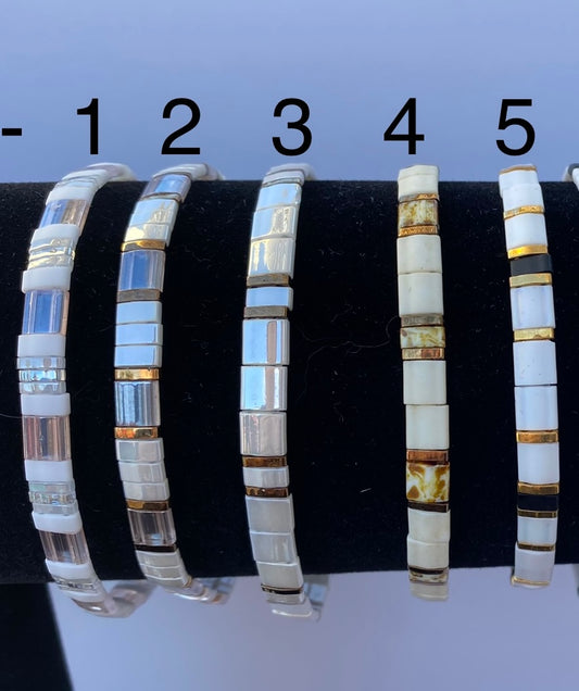 A1-5 Miyuki Tila Bracelets